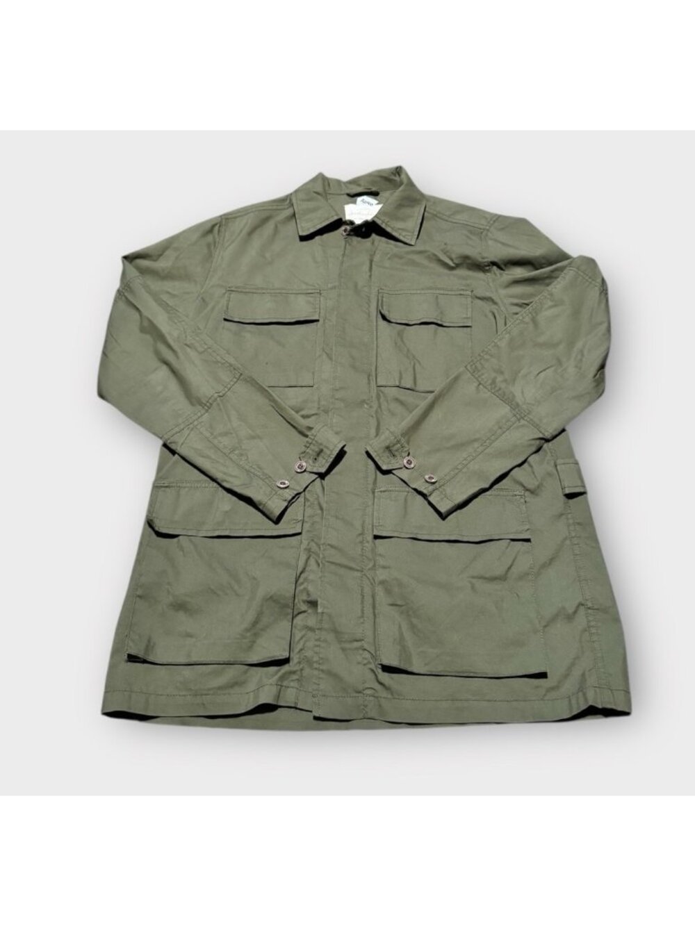 Vintage Weatherproof Field Jacket Women’s M Mid-Length Pockets Full Zip Snap L/S